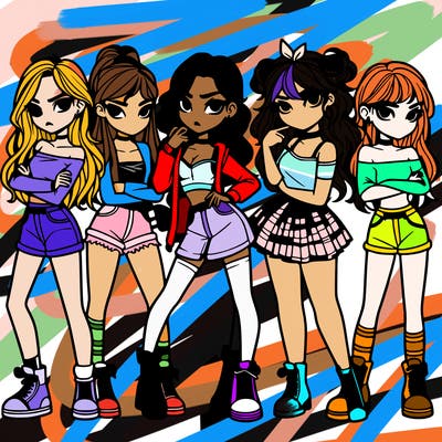 realistic baddie girls