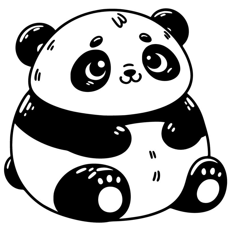 plump panda