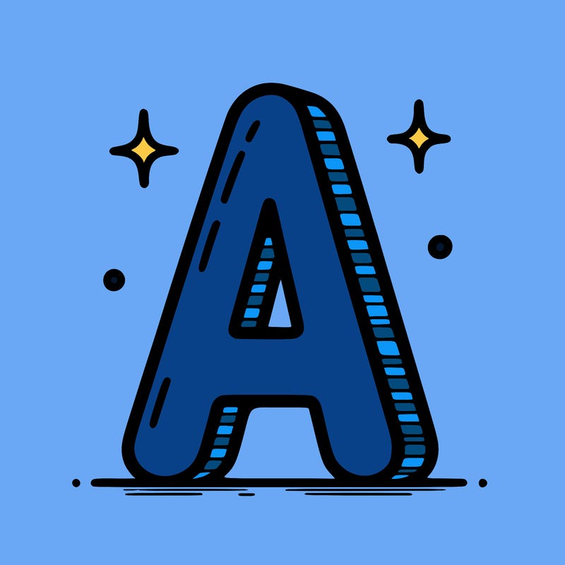 the letter a