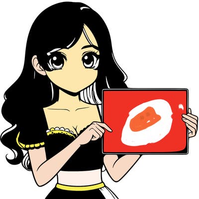 realistic pretty girl holding blank sign