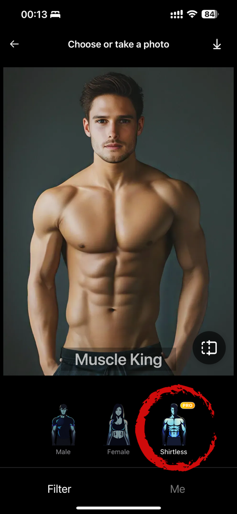 Muscles King - Photo & Video App | MWM