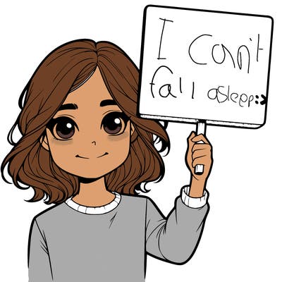realistic girl holding up a sign