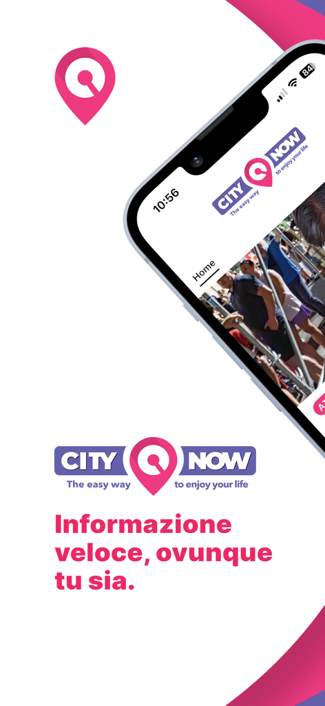 CityNow - CityNow mobile app interface showing local news and updates for Reggio Calabria