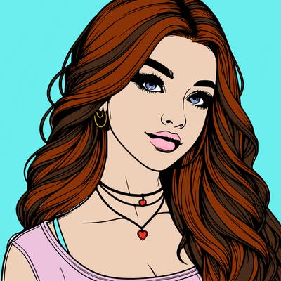 detailed realistic girl