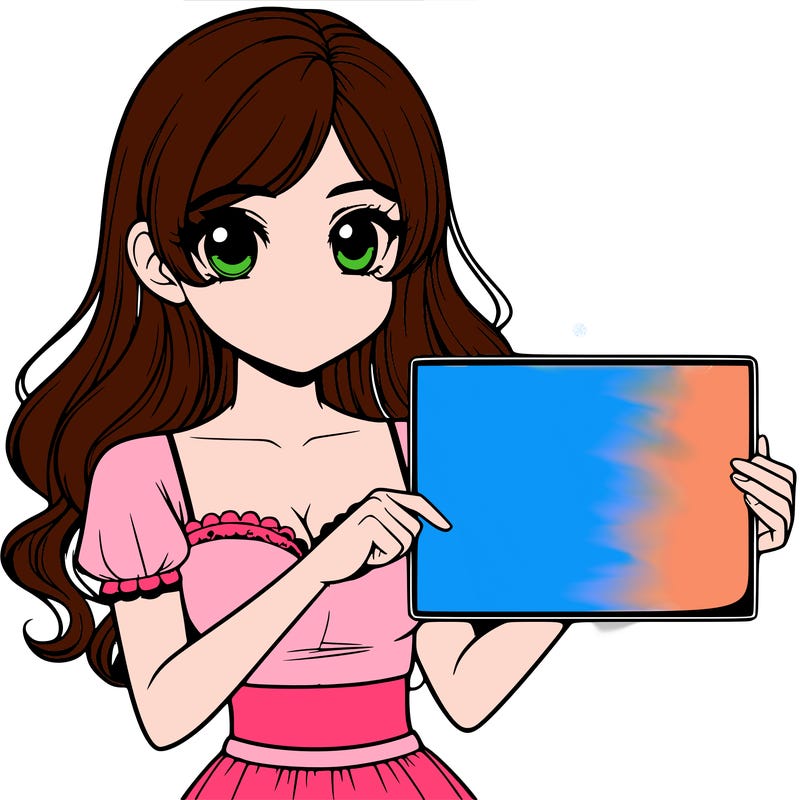 realistic pretty girl holding blank sign