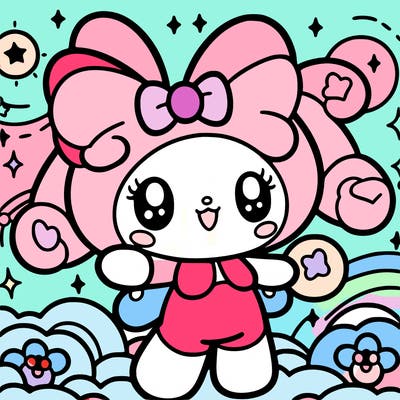 my melody cute
