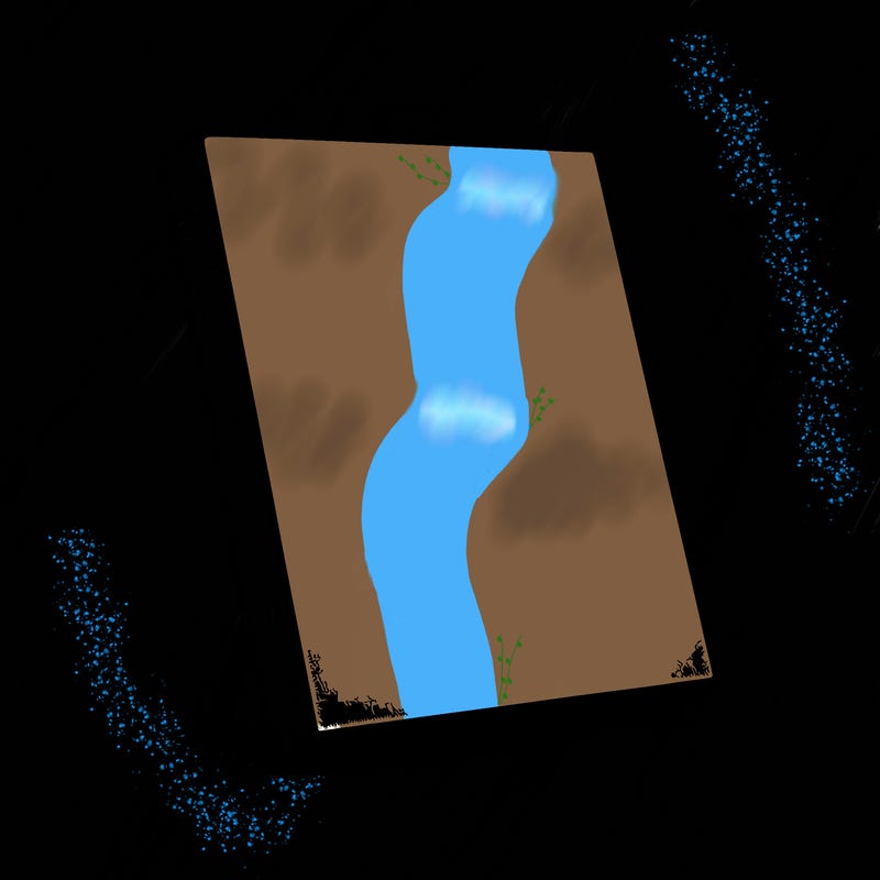 blank canvas realistic