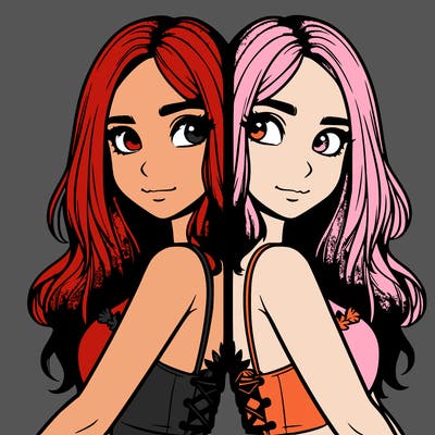 a realistic girl split