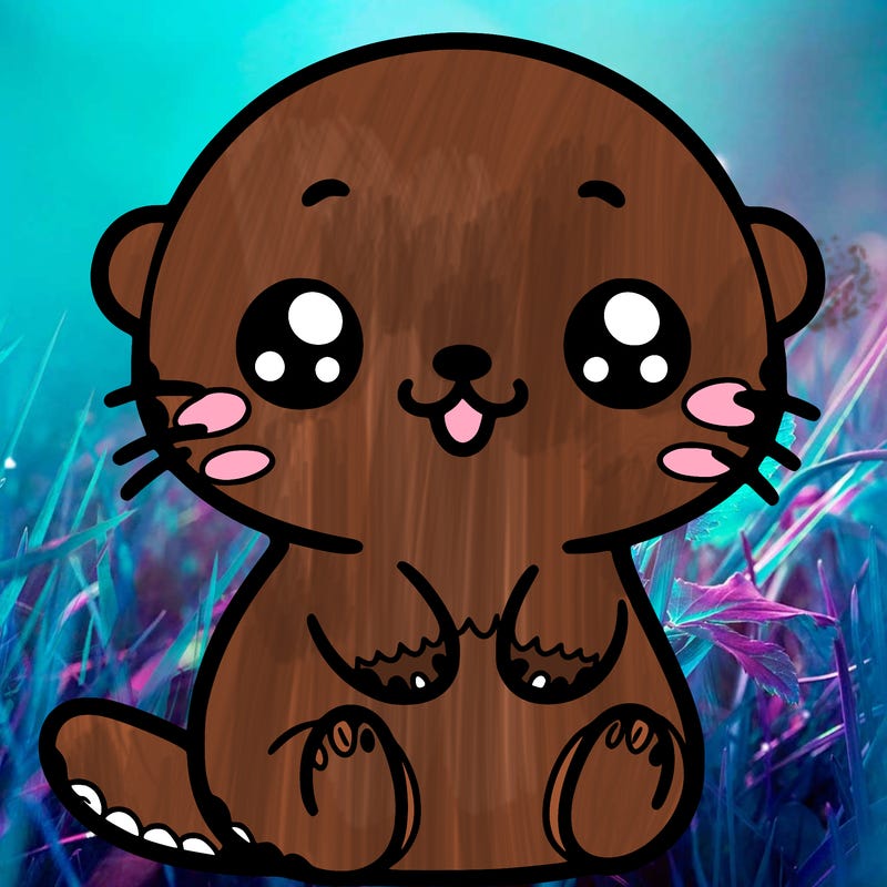 kawaii sea otter