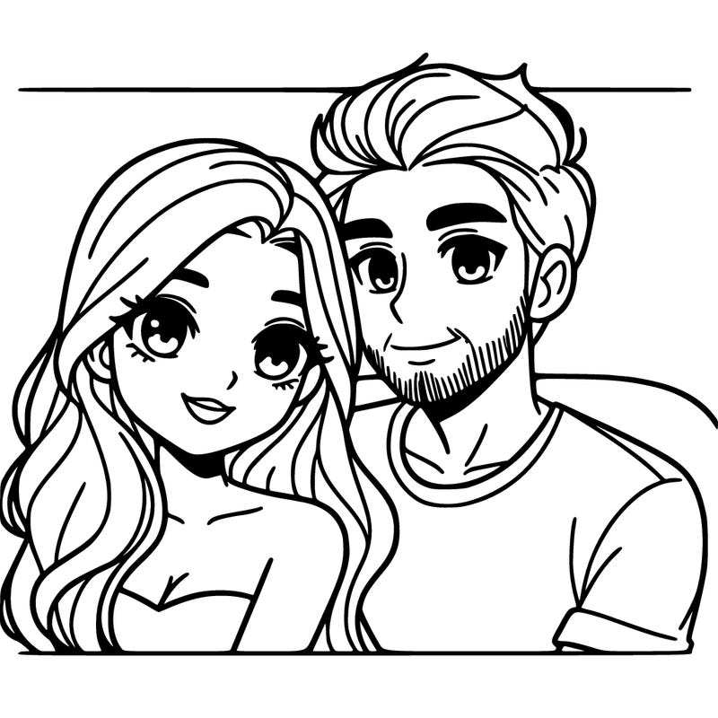 man and woman couple