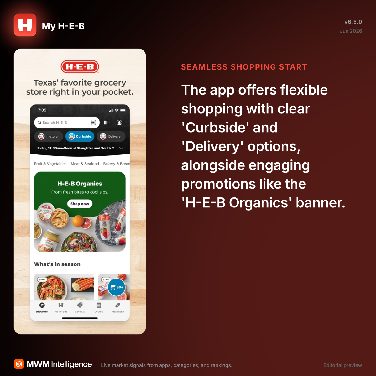 My H-E-B - Shopping App | MWM