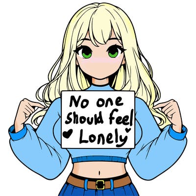 girl holding a blank sign in a long sleeve crop top