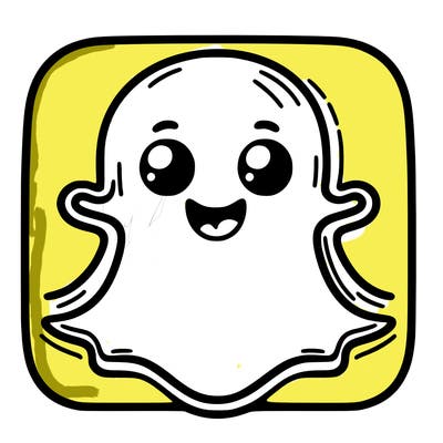regular snapchat logo