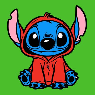 stitch in a dog costume