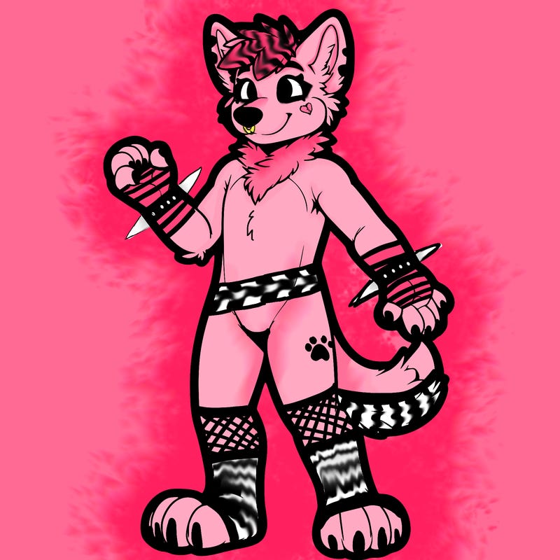 furry in body suit