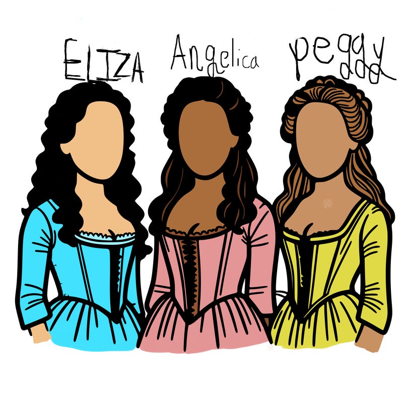the schuyler sisters from hamilton the musical