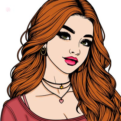 detailed realistic girl