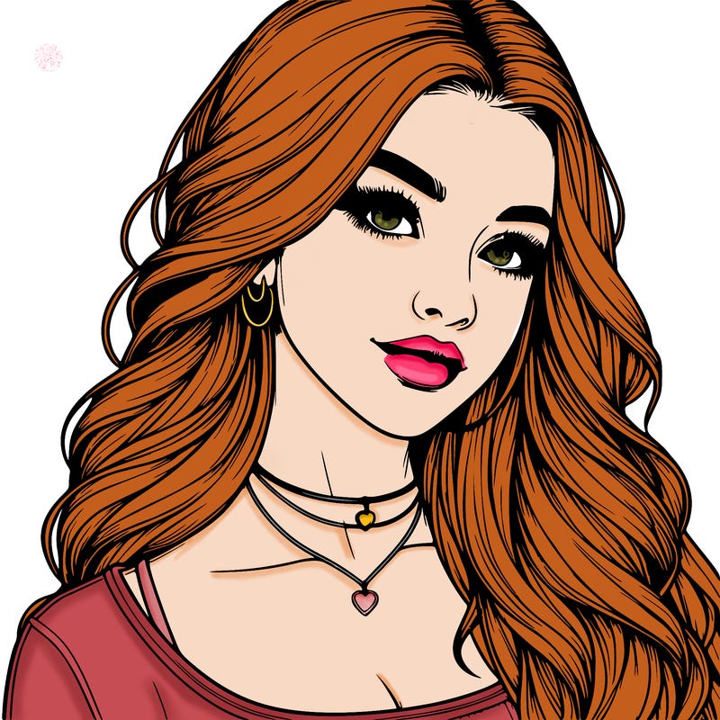 detailed realistic girl