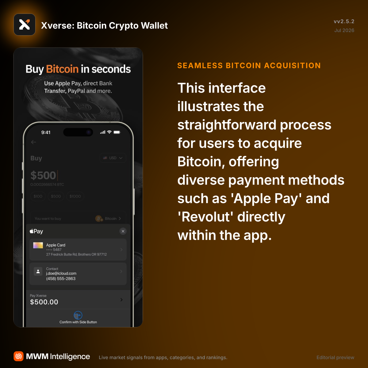 Xverse: Bitcoin Crypto Wallet - Finance App | MWM