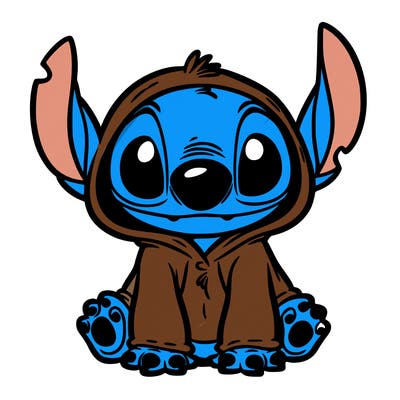 stitch in a dog costume