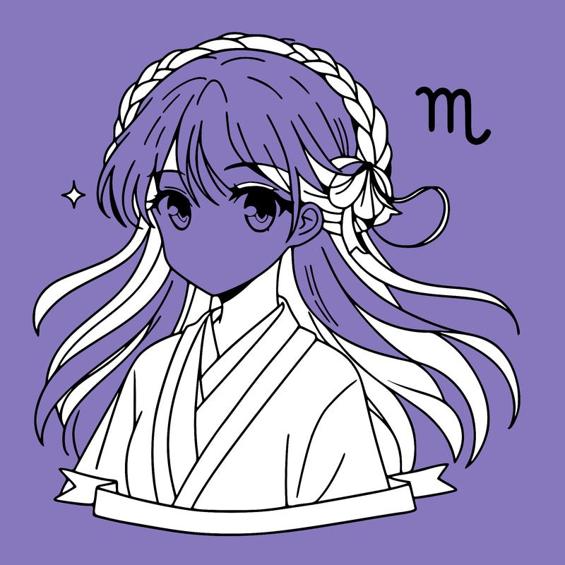 virgo zodiac anime girl