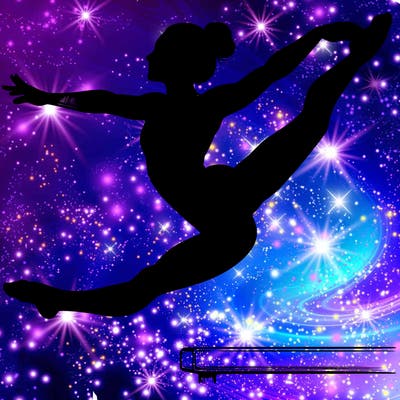 realistic professional gymnast