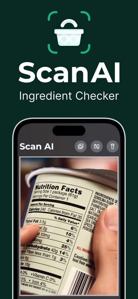 Ingredient Checker ScanAI - Health & Fitness App | MWM