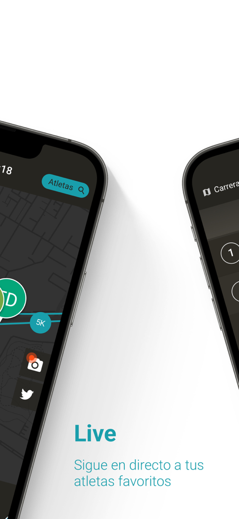 Mitja Marató Barcelona - Mapa de acompanhamento de corredores ao vivo no aplicativo Mitja Marato Barcelona