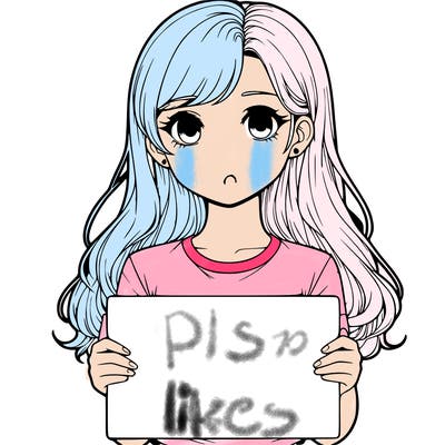 realistic girl holding a sign