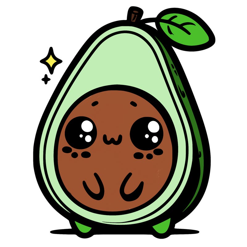 cute avocado