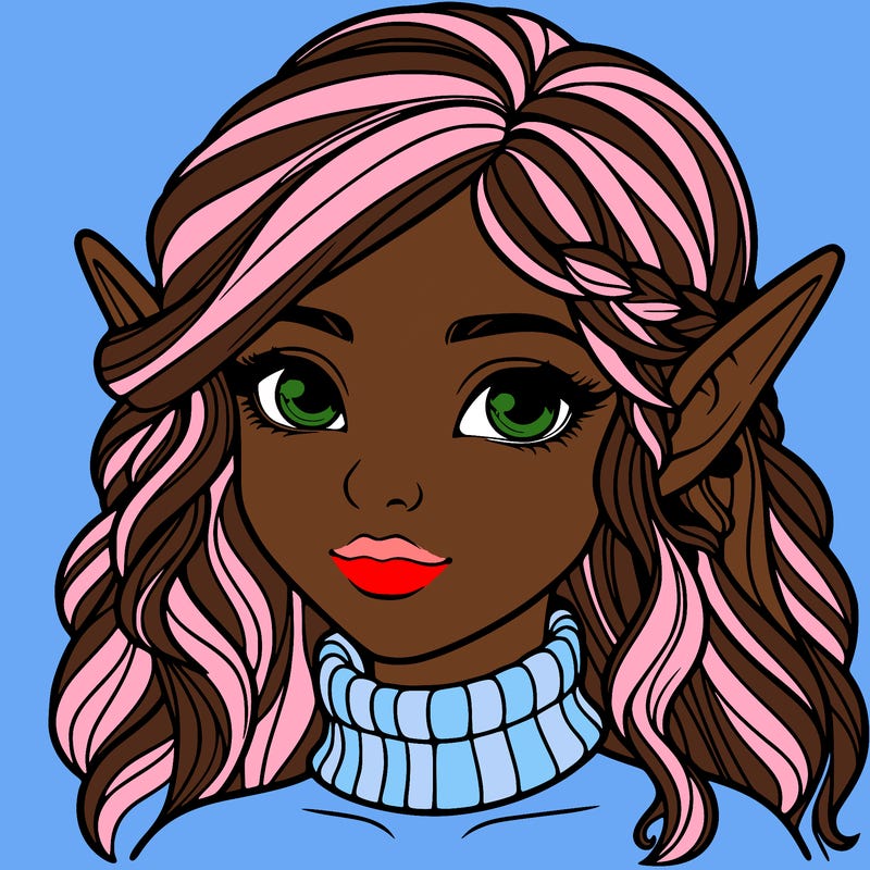 realistic girl elf