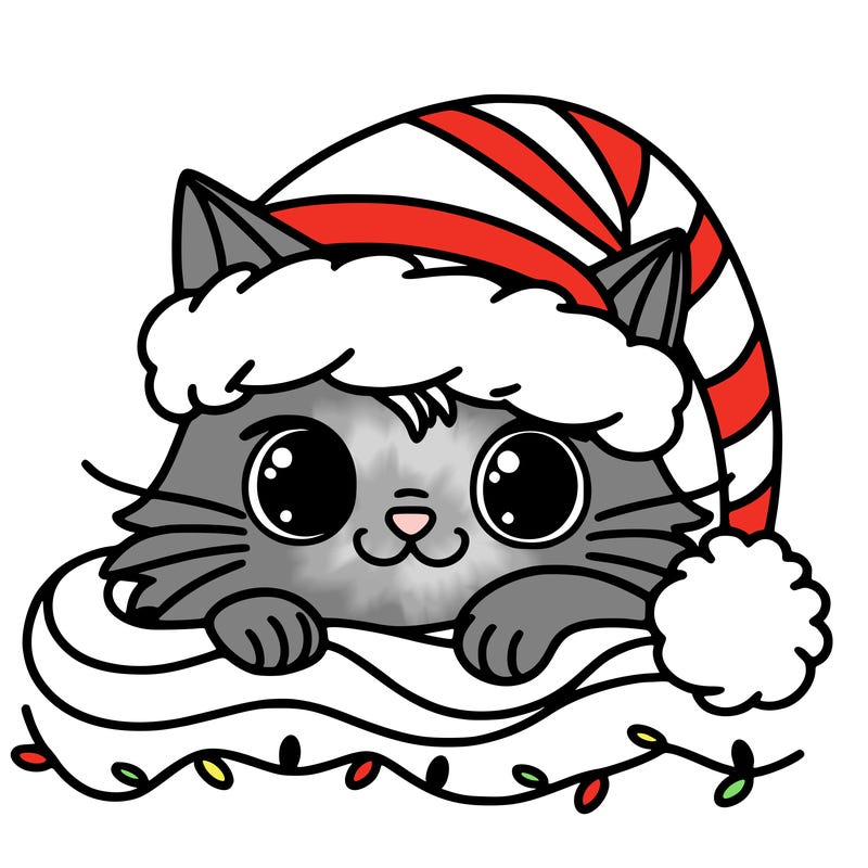 cat christmas