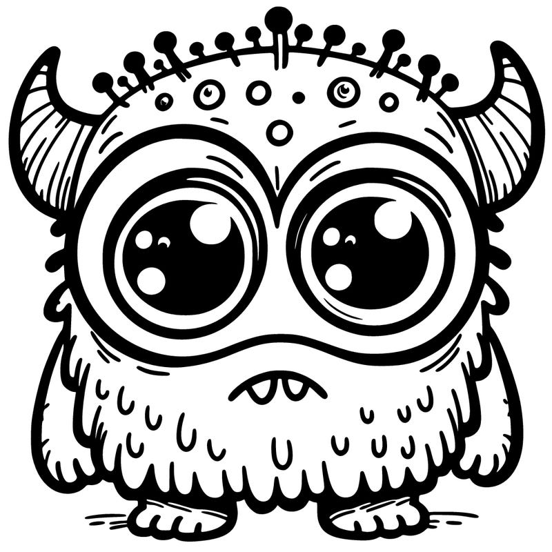 monster with big eyes