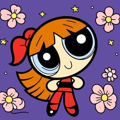 a powerpuff girl