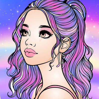 beautiful realistic girl