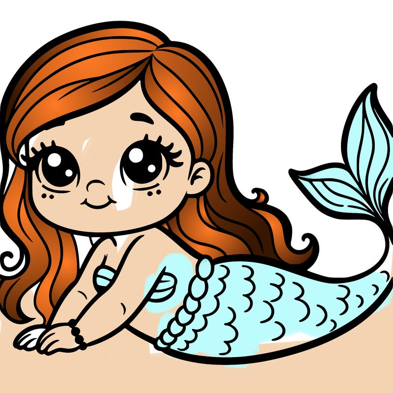 baby mermaid