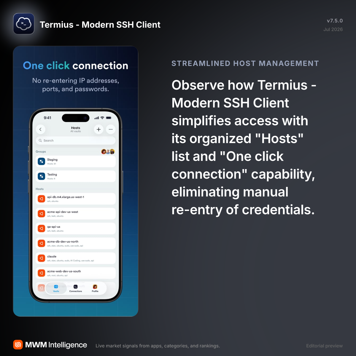 Termius - Modern SSH Client - Developer Tools App | MWM