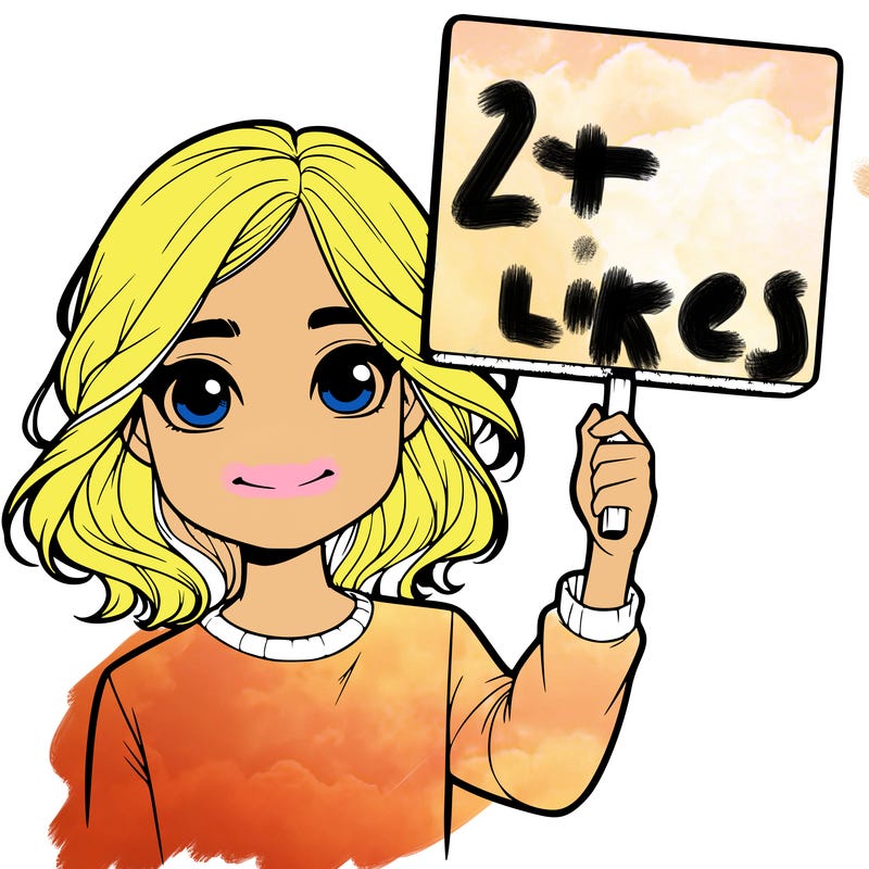 realistic girl holding up a sign