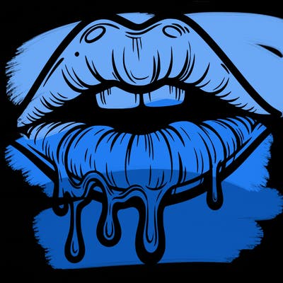 lips that look realistic and drip