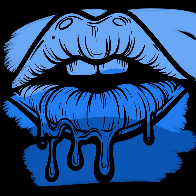 lips that look realistic and drip