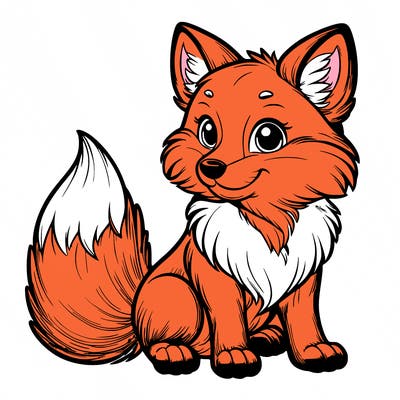 realistic fox