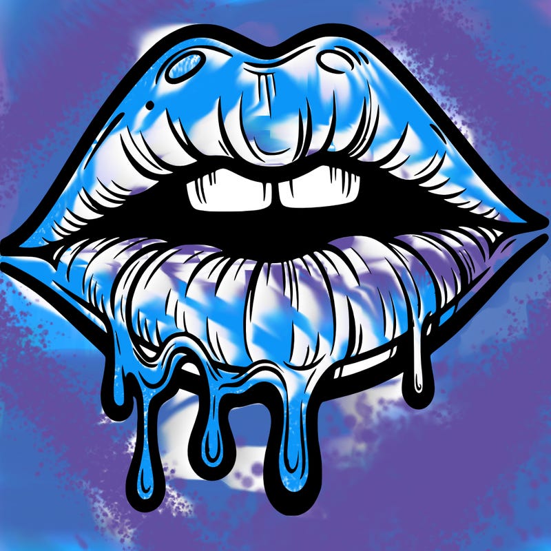 lips that look realistic and drip