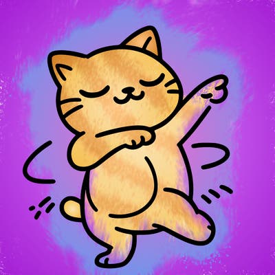 cat dancing