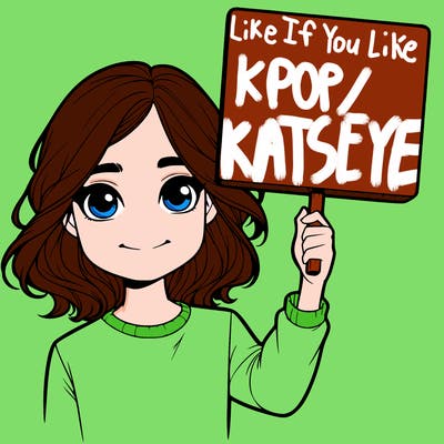 realistic girl holding up a sign