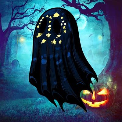 realistic creepy ghost