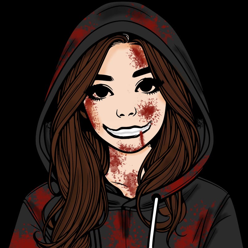 realistic girl with a hoodie