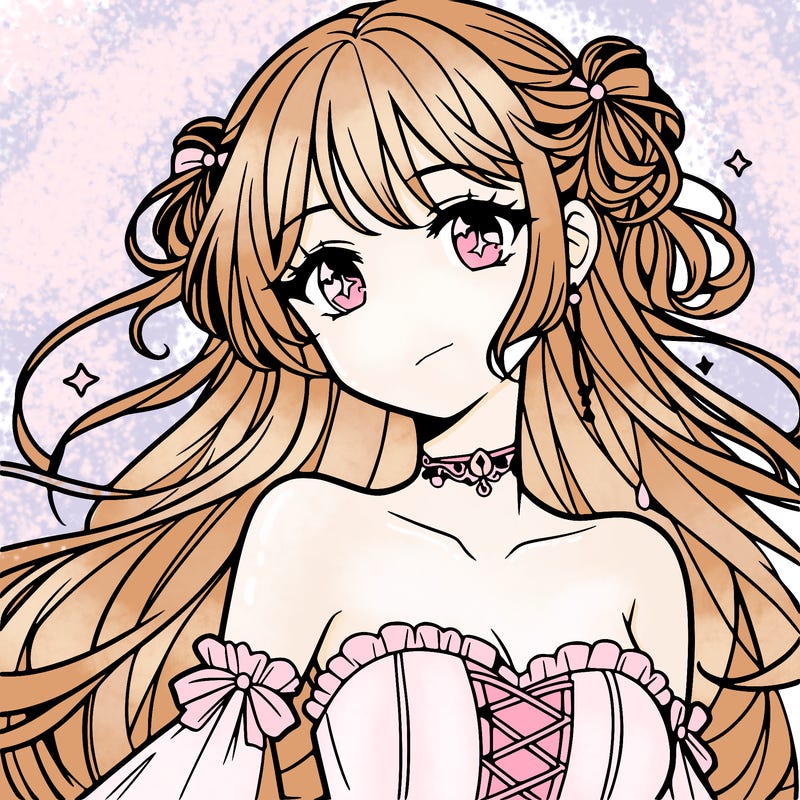 beautiful anime princess teen girl