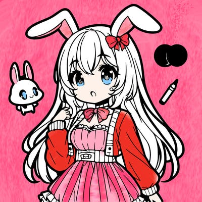 bunny anime girl