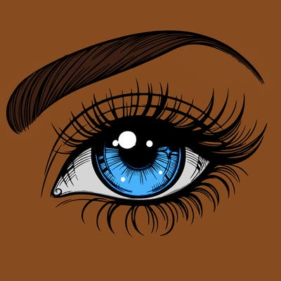 a beautiful eye
