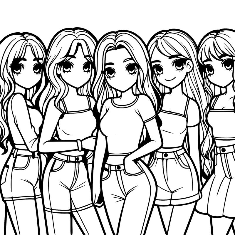group of girls